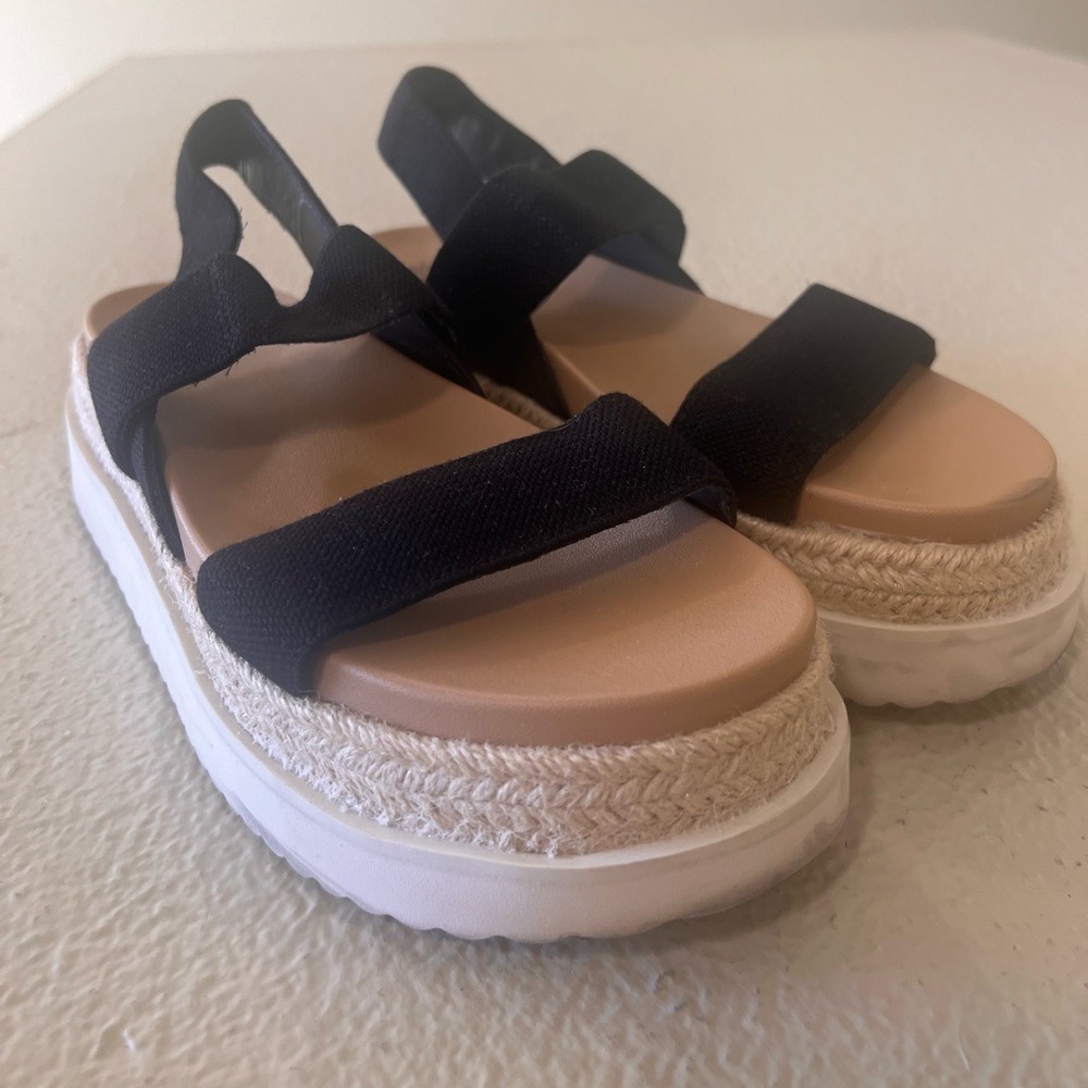 Black Platform Sandals